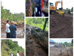 Bencana Hujan Deras Landa Jailolo, Pemkab dan Aparat TNI-Polri Gerak Cepat Tangani Dampak