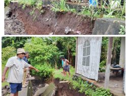 Talud Desa Galala Ambruk Diterjang Hujan Deras,warga dan BPD Minta Pemda Halbar Segera Bertindak