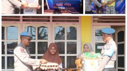 Dalam Rangka HUT ke-23, Propam Polresta Tidore Gelar Bakti Sosial Berbagi Sembako dan Santunan Anak Yatim