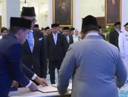 Presiden Prabowo Lantik Gubernur Papua, Wamen Baru, dan Sejumlah Pejabat Strategis Negara