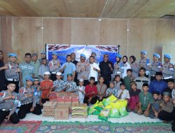 Peringati HUT ke-23, Propam Polda Malut Gelar Syukuran dan Berbagi Kasih di Pesantren